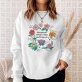 Disney Princess Botanicals Of Fairy Tales Floral Textbook Comfort Colors Crop Top Sweatshirt Gifts for Her