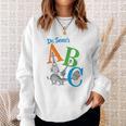 Dr Seuss ABC Book Cover Premium Tri-Blend Sweatshirt Gifts for Her