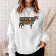 Easily Distracted By Cows & Books Lover Heifer Farm Sweatshirt Gifts for Her Easily Distracted By Cows & Books Lover Heifer Farm Sweatshirt Gifts for Her