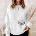 Easily Distracted By Dogs Books Reader Saying Sweatshirt Gifts for Her