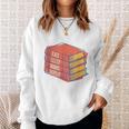 Eat Sleep Books Repeat Book Lover Reading Bookworm Teacher Sweatshirt Gifts for Her Eat Sleep Books Repeat Book Lover Reading Bookworm Teacher Sweatshirt Gifts for Her