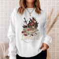 Enemies To Lovers Book Reader Roses Bookish Booktok Retro Sweatshirt Gifts for Her
