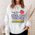 English Teacher Humor Reading Books Vocabulary Grammar Sweatshirt Gifts for Her English Teacher Humor Reading Books Vocabulary Grammar Sweatshirt Gifts for Her