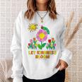 Eric Carle Let Kindness Bloom Flowers And Caterpillar Book Sweatshirt Gifts for Her