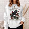 F-CAW-F I'm Reading Crow Book Lover Introvert Meme Sweatshirt Gifts for Her F-CAW-F I'm Reading Crow Book Lover Introvert Meme Sweatshirt Gifts for Her