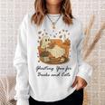 Fall Cat Ghosting You For Book Halloween Ghost Reading Sweatshirt Gifts for Her Fall Cat Ghosting You For Book Halloween Ghost Reading Sweatshirt Gifts for Her