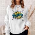 Flute Is My Superpower Flautist Comic Book Style Sweatshirt Gifts for Her Flute Is My Superpower Flautist Comic Book Style Sweatshirt Gifts for Her