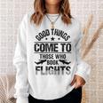 Good Things Come To Those Who Book Flights Travel Lover Sweatshirt Gifts for Her Good Things Come To Those Who Book Flights Travel Lover Sweatshirt Gifts for Her