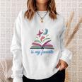 My Granddaughter Is My Favorite Author For Book Lovers Sweatshirt Gifts for Her