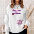 Guest List First Day At School Guest Book First Class Sweatshirt Gifts for Her Guest List First Day At School Guest Book First Class Sweatshirt Gifts for Her