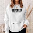 Guestbook Alternative 65th Birthday Decorations For Him Her Sweatshirt Gifts for Her Guestbook Alternative 65th Birthday Decorations For Him Her Sweatshirt Gifts for Her
