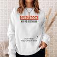 Guestbook Alternative 98th Birthday Decorations For Him Her Sweatshirt Gifts for Her Guestbook Alternative 98th Birthday Decorations For Him Her Sweatshirt Gifts for Her