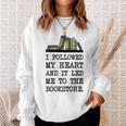 My Heart Led Me To The Bookstore Book Lover Reading Sweatshirt Gifts for Her My Heart Led Me To The Bookstore Book Lover Reading Sweatshirt Gifts for Her