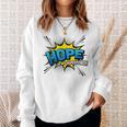 Hope Is My Superpower Comic Book Style Sweatshirt Gifts for Her Hope Is My Superpower Comic Book Style Sweatshirt Gifts for Her