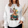 Hot Girls Read Books Spicy Bookish Girl Dark Romance Reader Sweatshirt Gifts for Her