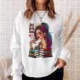 Hot Girls Read Books Spicy Dark Romance Reader Bookish Girl Sweatshirt Gifts for Her Hot Girls Read Books Spicy Dark Romance Reader Bookish Girl Sweatshirt Gifts for Her