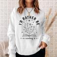I’d Rather Be Reading Minimal Book Lover Arch Sweatshirt Gifts for Her I’d Rather Be Reading Minimal Book Lover Arch Sweatshirt Gifts for Her