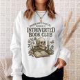 Introverted Book Club Member Anti Social Reader Premium Tri-Blend Sweatshirt Gifts for Her