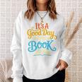 It's A Good Day To Read A Book Library Bookworm Premium Tri-Blend Sweatshirt Gifts for Her