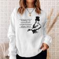 Jane Austen Mr Darcy Expectations Literary Book Club Sweatshirt Gifts for Her