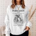Jane Austen Persuasion Book Cover Classic Literature Sweatshirt Gifts for Her Jane Austen Persuasion Book Cover Classic Literature Sweatshirt Gifts for Her