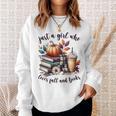 Just a Girl Who Loves Fall And Books Pumpkin Spice Autumn Sweatshirt Gifts for Her Just a Girl Who Loves Fall And Books Pumpkin Spice Autumn Sweatshirt Gifts for Her