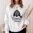 Just One More Chapter Cozy Gothic Book Lover Sweatshirt Gifts for Her