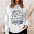 Just One More Chapter Cute Book Lover Reading Sweatshirt Gifts for Her Just One More Chapter Cute Book Lover Reading Sweatshirt Gifts for Her