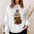 Kittens Cats Tea Party And Books Sweatshirt Gifts for Her Kittens Cats Tea Party And Books Sweatshirt Gifts for Her