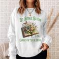 Let Books Bloom In The Garden Of Your Mind Floral Sweatshirt Gifts for Her Let Books Bloom In The Garden Of Your Mind Floral Sweatshirt Gifts for Her