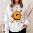 Letter G Initial Comic Book Vintage Matching Family Fun Sweatshirt Gifts for Her