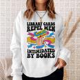 Library Cards Repel Men Intimidated By Books Sassy Reader Sweatshirt Gifts for Her