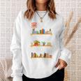 Library Librarian Bookworm Book 00 Days Without Reading Premium Tri-Blend Sweatshirt Gifts for Her