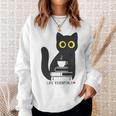 Life Essentials Witty Grungy Noisy Book Tea And Cat Sweatshirt Gifts for Her Life Essentials Witty Grungy Noisy Book Tea And Cat Sweatshirt Gifts for Her