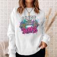 I Lift So I Can Carry More Books Reader Librarian Premium Tri-Blend Sweatshirt Gifts for Her