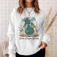 Magical Book Dragon Fantasy Reading Enthusiast Art Sweatshirt Gifts for Her Magical Book Dragon Fantasy Reading Enthusiast Art Sweatshirt Gifts for Her
