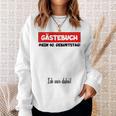 Man Oldtimer Birthday Middle Finger Guest Book 40 Years Sweatshirt Gifts for Her