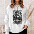 Morally Grey Book Club Lover Gothic Card Style Premium Tri-Blend Sweatshirt Gifts for Her