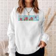 Mr Men Mr Strong Mr Small Retro Comic Book Premium Tri-Blend Sweatshirt Gifts for Her