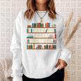 I Have No Shelf Control Book Lover Bookshelf Sweatshirt Gifts for Her