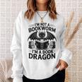 Im Not A Bookworm Im A Book Dragon Fantasy Sweatshirt Gifts for Her Im Not A Bookworm Im A Book Dragon Fantasy Sweatshirt Gifts for Her