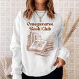 Omegaverse Book Club Reading Alpha Beta Omega Romance Sweatshirt Gifts for Her