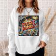 Pocket Rocket Comic Book Style Premium Tri-Blend Sweatshirt Gifts for Her