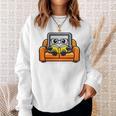 Proud Library Patron Cute Tablet Reading a Book Sweatshirt Gifts for Her