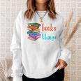 I Read Books And I Know Things Sweatshirt Gifts for Her
