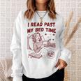 I Read Past My Bed Time Late Night Readers Club Book Lover Sweatshirt Gifts for Her I Read Past My Bed Time Late Night Readers Club Book Lover Sweatshirt Gifts for Her