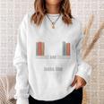 Reader 40s Birthday 40 Years Old Book Lover Reading Comfort Colors Crop Top Sweatshirt Gifts for Her