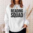Reader Book Lover Reading Squad Sweatshirt Gifts for Her