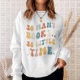 Reader-TShirt So Many Books Little Time Nerd Bookaholic Sweatshirt Gifts for Her
