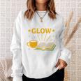 Readers Glow Different Book Lover Reading Premium Tri-Blend Sweatshirt Gifts for Her